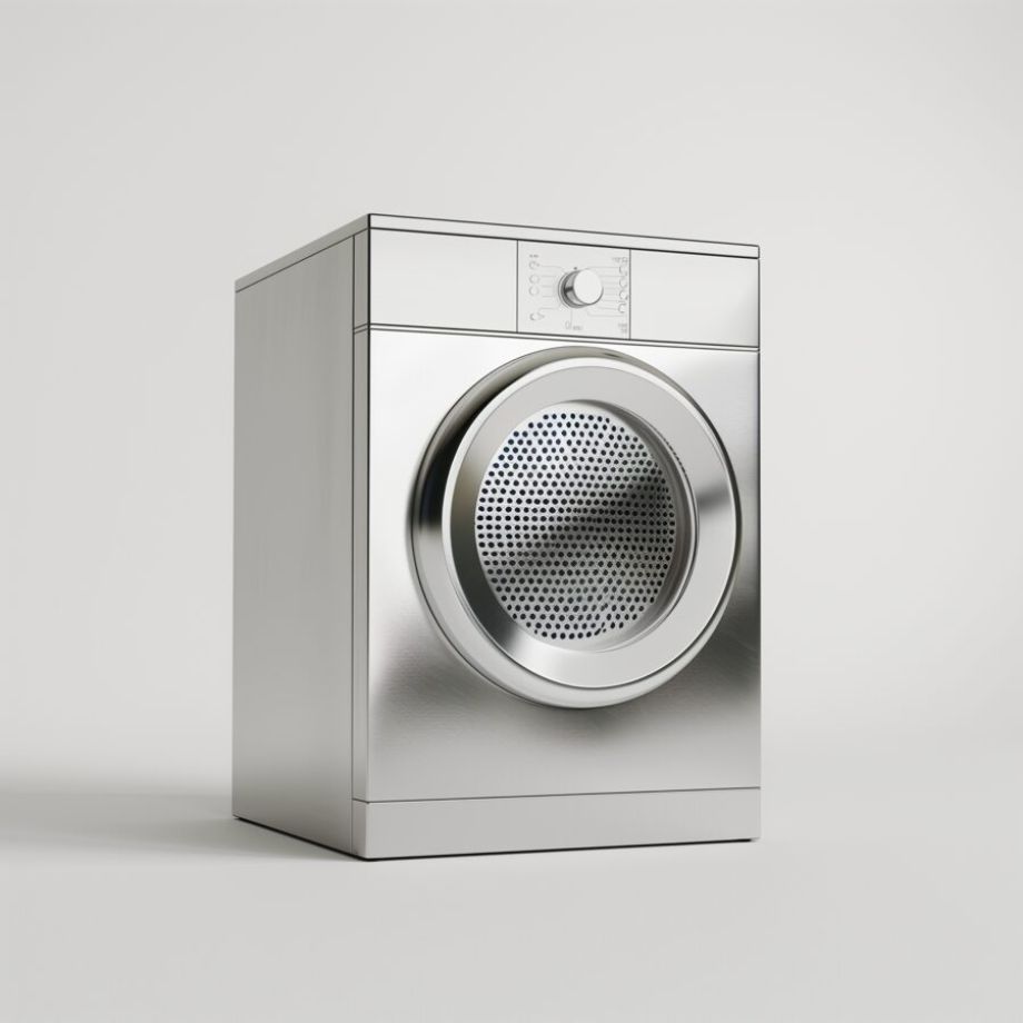 A modern front-load clothes dryer