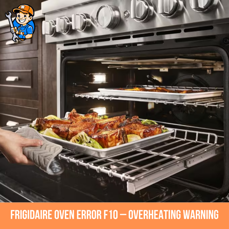 Frigidaire oven error F10 – Overheating warning