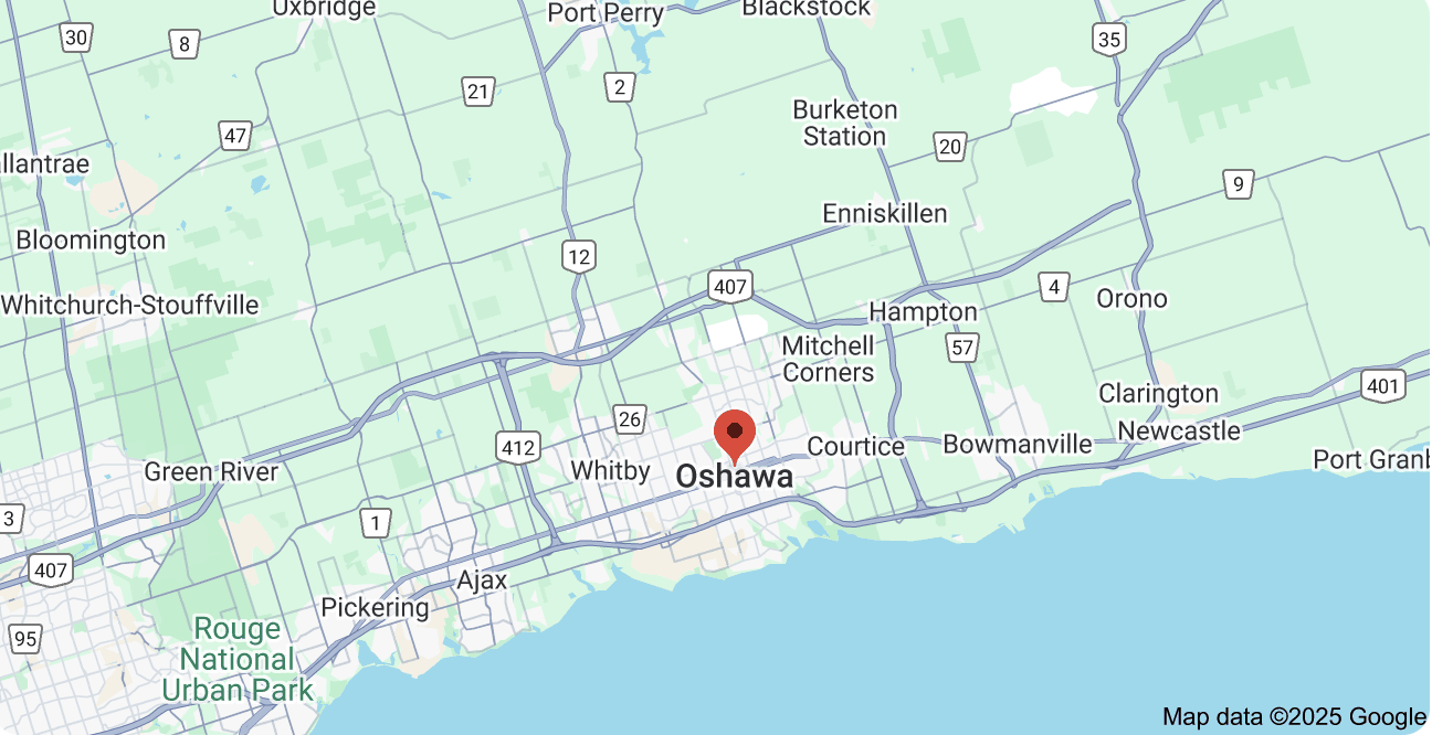 Oshawa map