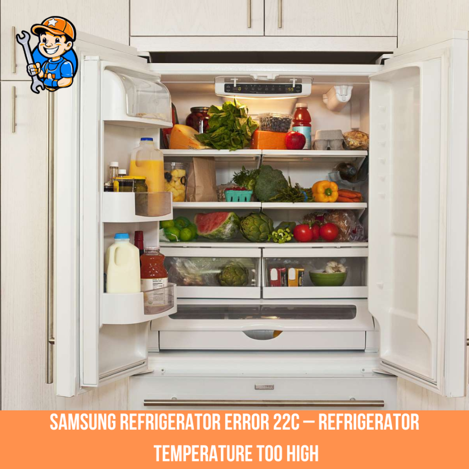 Samsung refrigerator error 22C