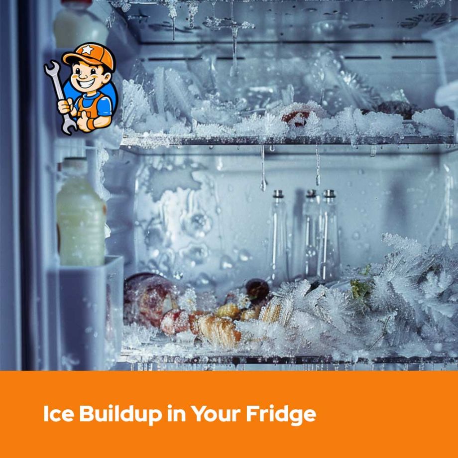 Ice Build Up in a Fridge