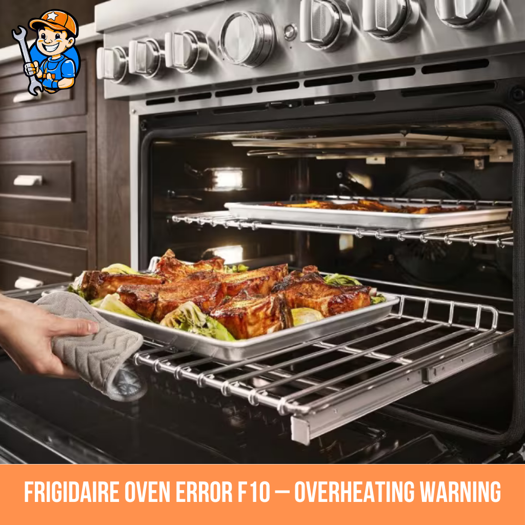 Frigidaire oven error F10 – Overheating warning