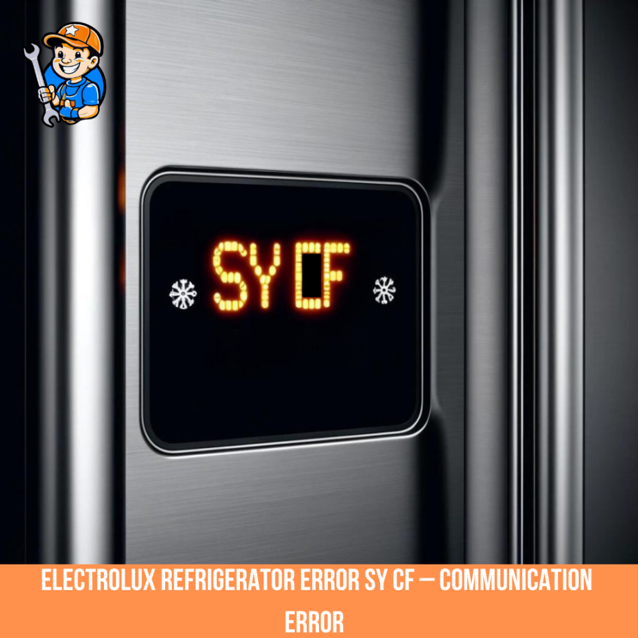 Electrolux refrigerator error SY CF – Communication error