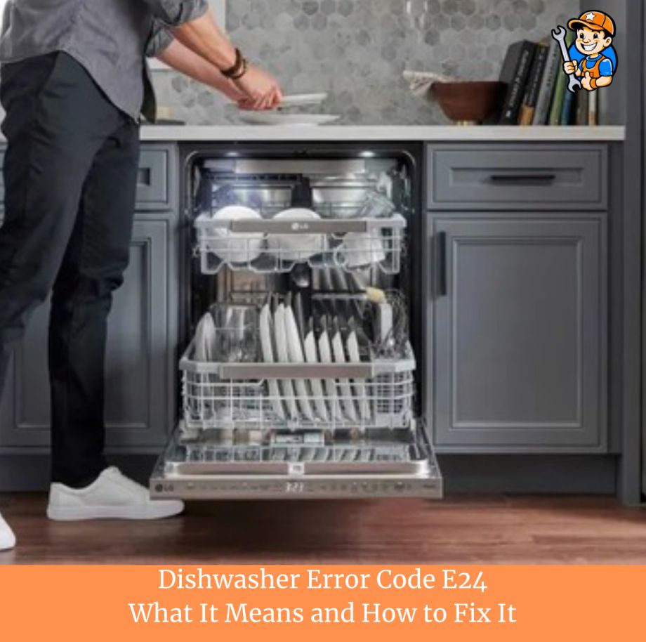 Dishwasher error code e24 Star appliance repair Toronto