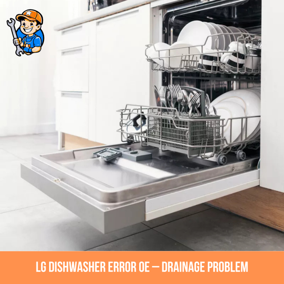 LG Dishwasher error OE