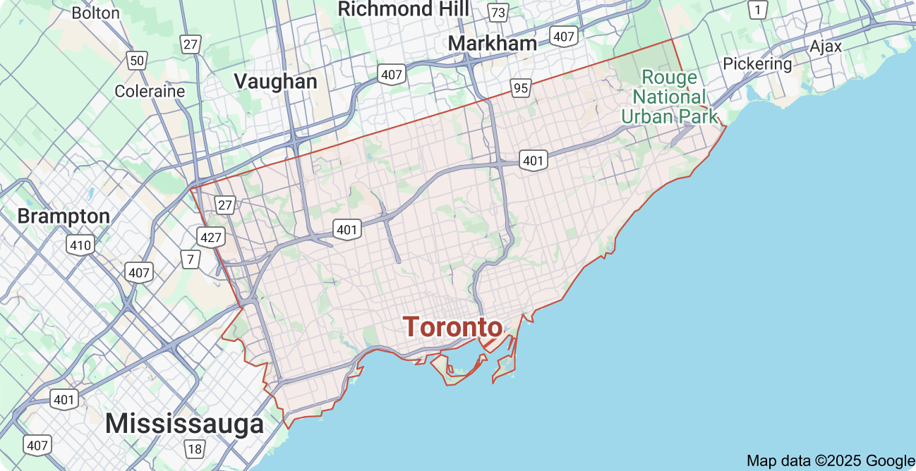 Map of Toronto