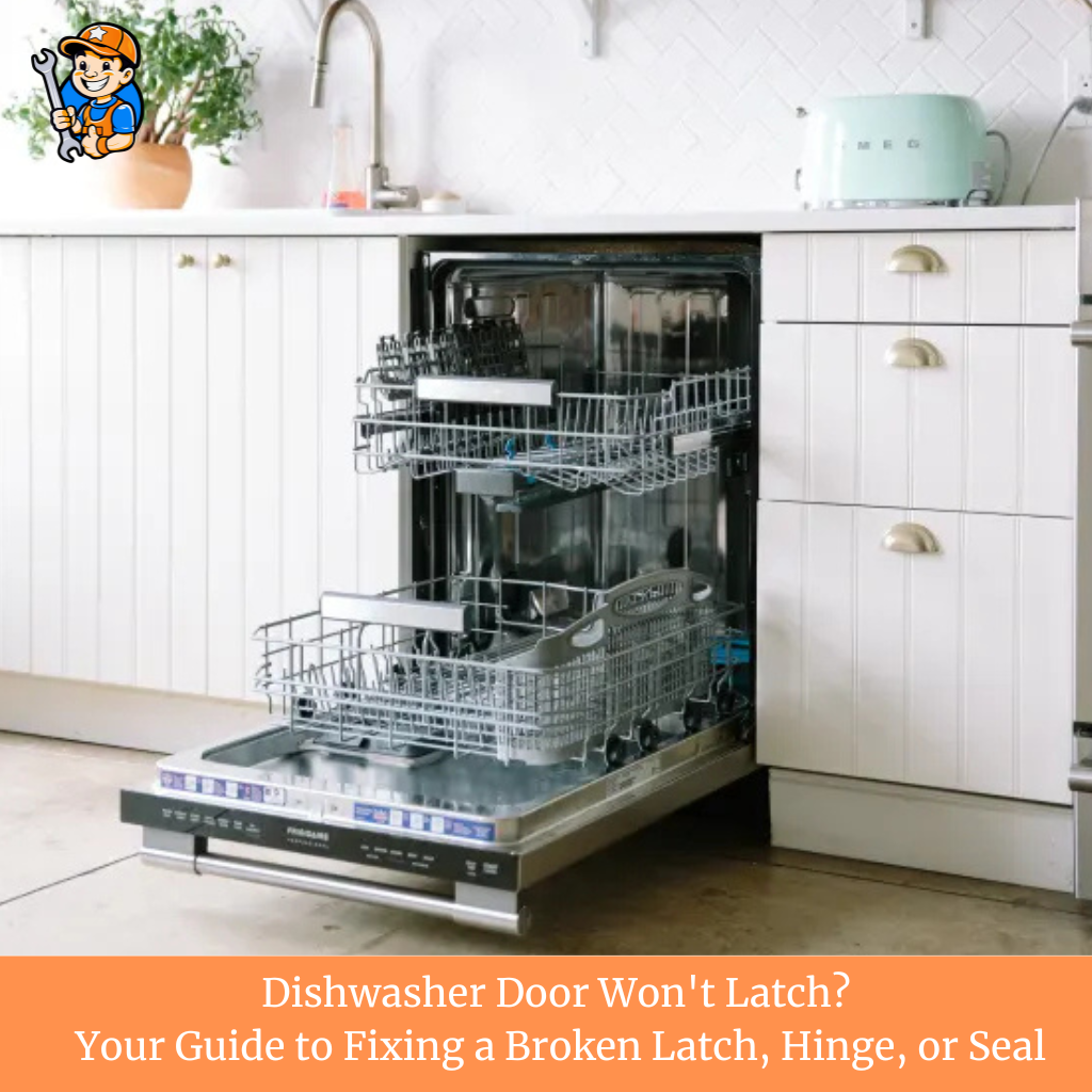Dishwasher Door Won't Latch? Your Guide to Fixing a Broken Latch, Hinge, or Seal