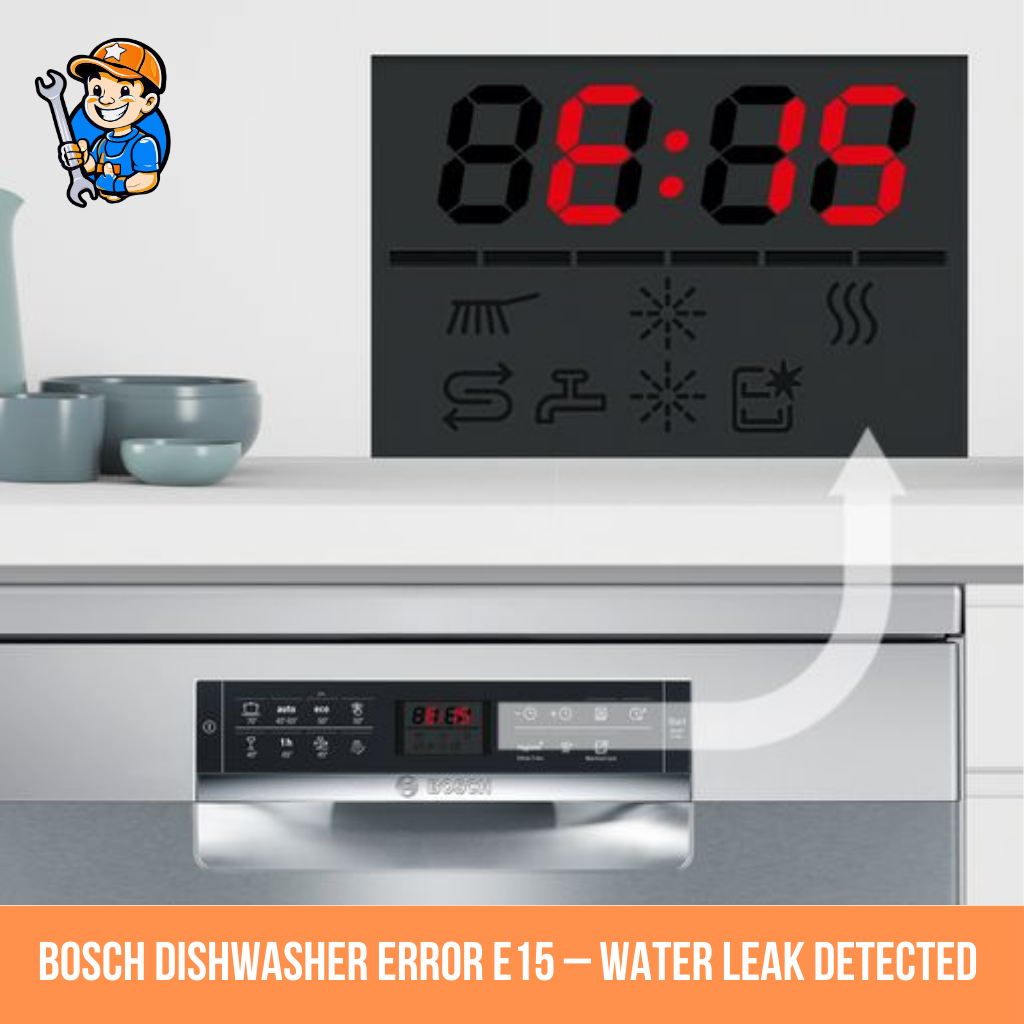 Bosch dishwasher Error E15
