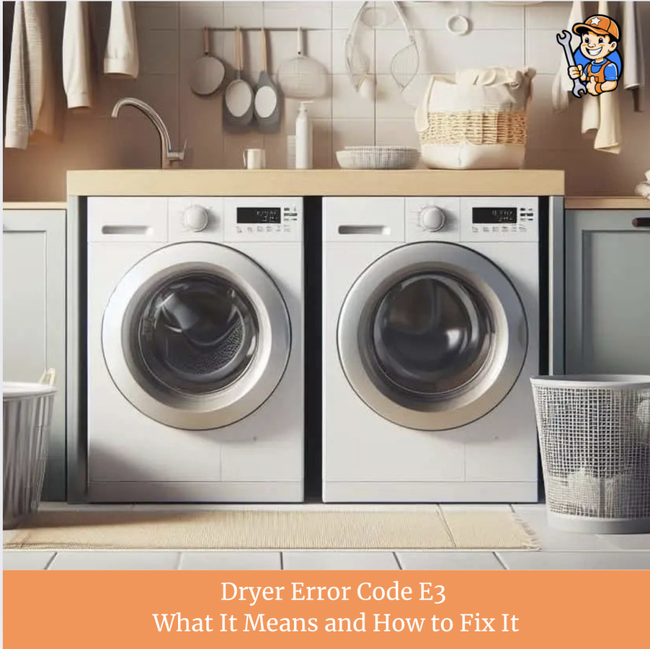 Dryer Error Code E3 – What It Means and How to Fix It | Star Appliance Repair Toronto