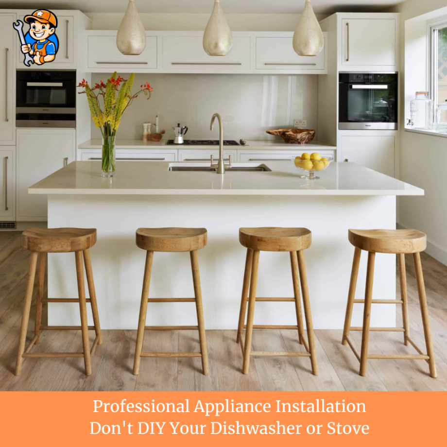 Professional Appliance Installation: Don't DIY Your Dishwasher or Stove