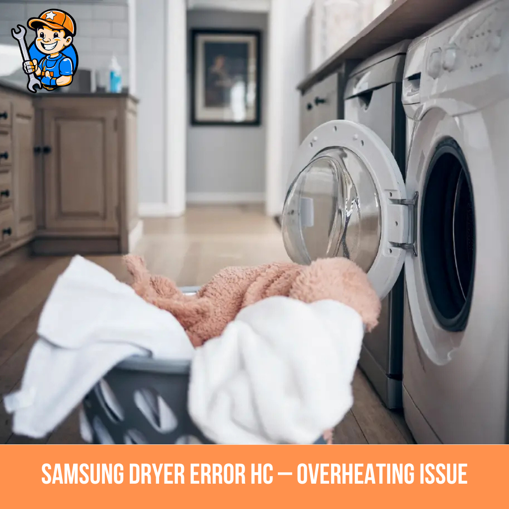 Samsung dryer error HC – Overheating issue