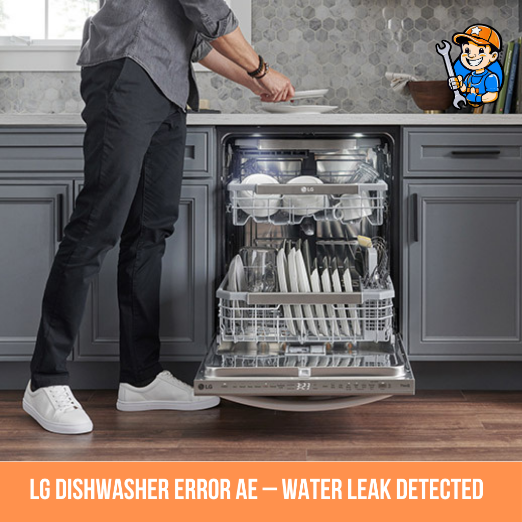 LG dishwasher Error AE