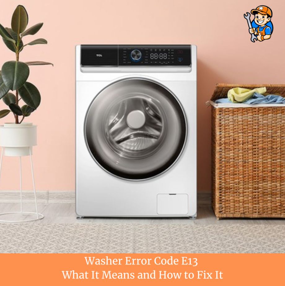 washer error code e13 Star appliance repair Toronto