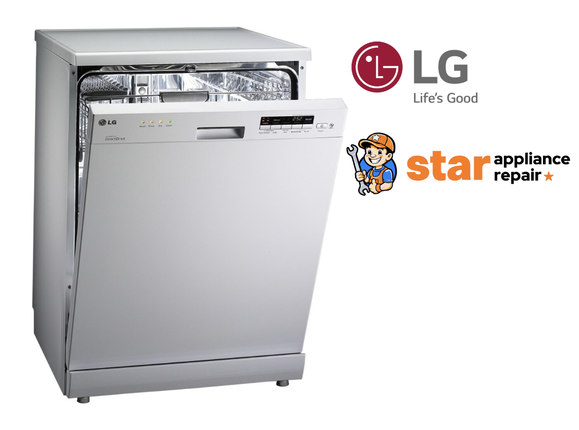 LG Dishwasher repair at star appliance repair 