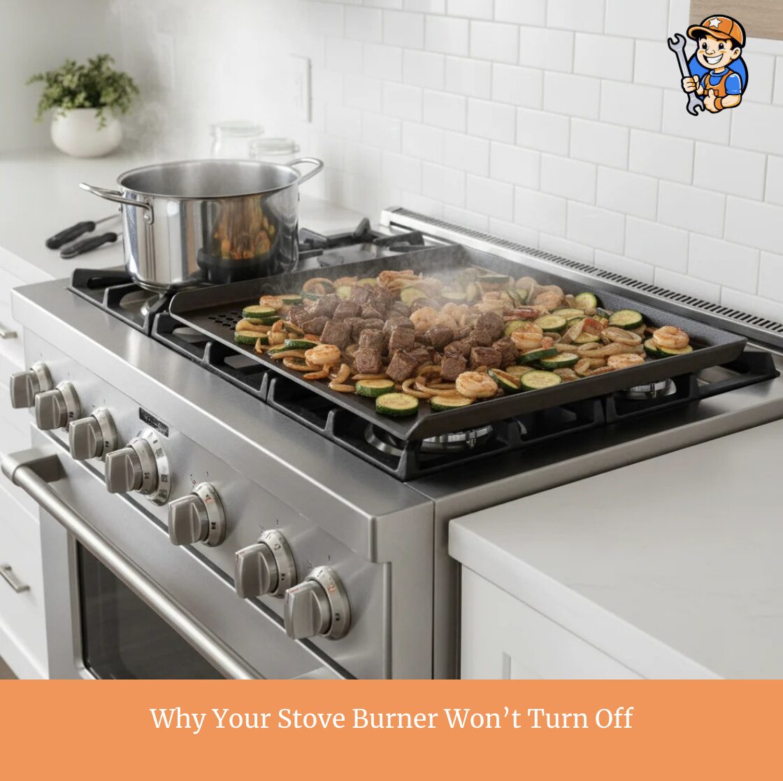 Why Your Stove Burner Won’t Turn Off 1 Stove burner won't turn off repair in Toronto