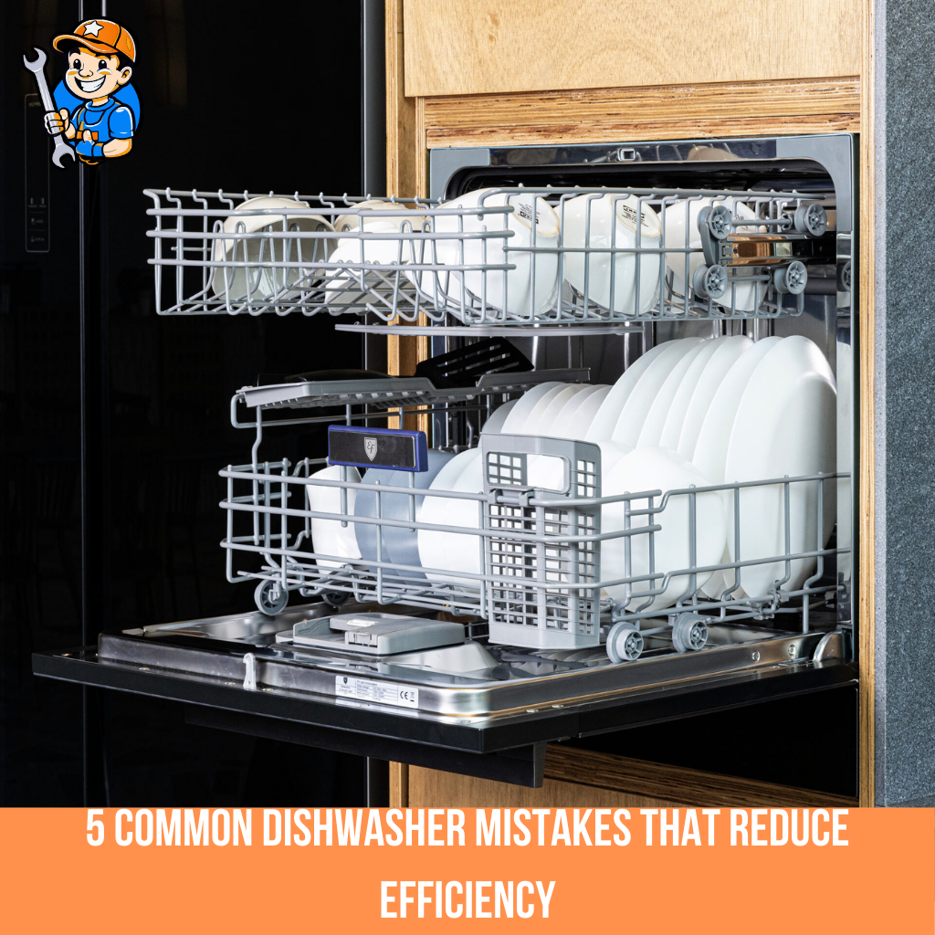 5 Common Dishwasher Mistakes That Reduce Efficiency