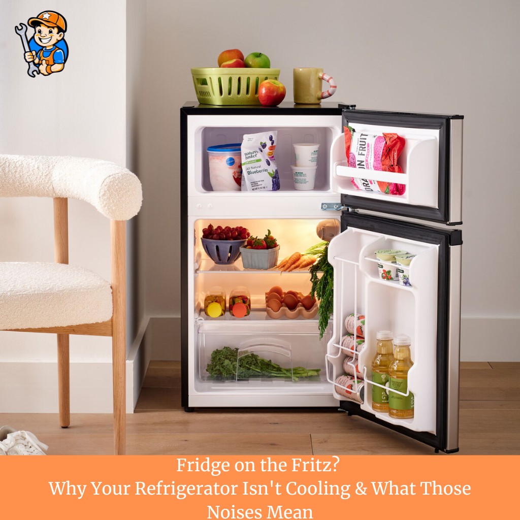 Fridge on the Fritz? Why Your Refrigerator Isn't Cooling and What Those Noises Mean