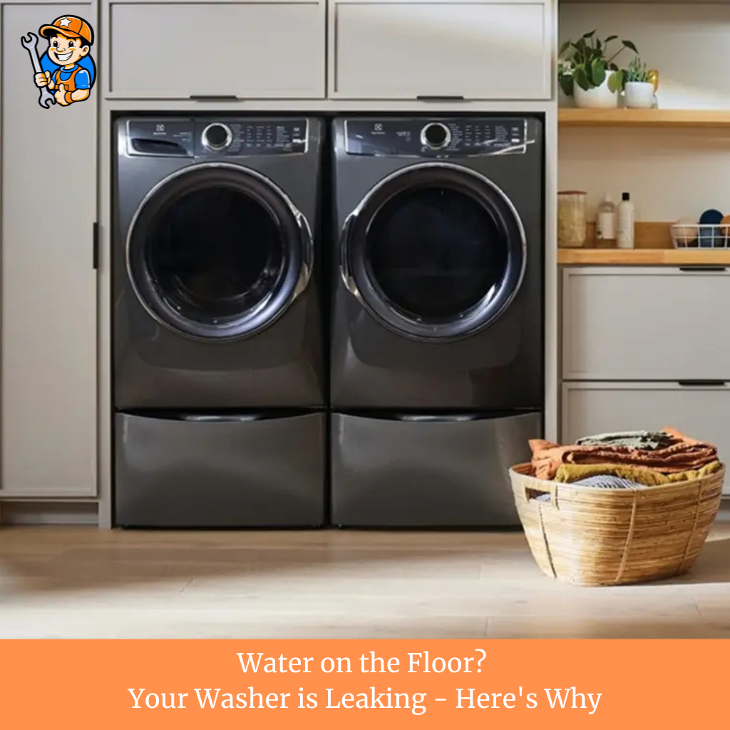 Water on the Floor? Your Washer is Leaking - Here's Why
