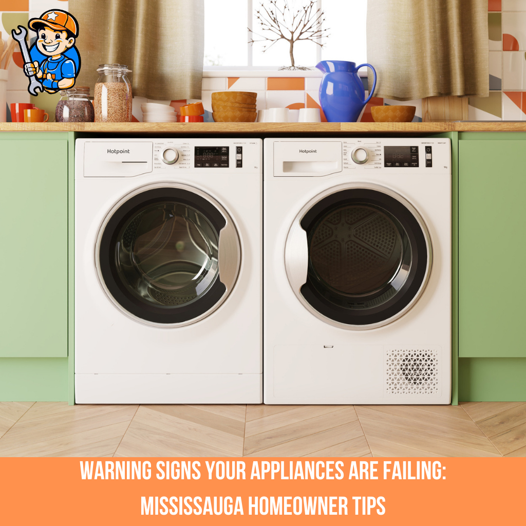 Warning Signs Your Appliances Are Failing: Mississauga Homeowner Tips