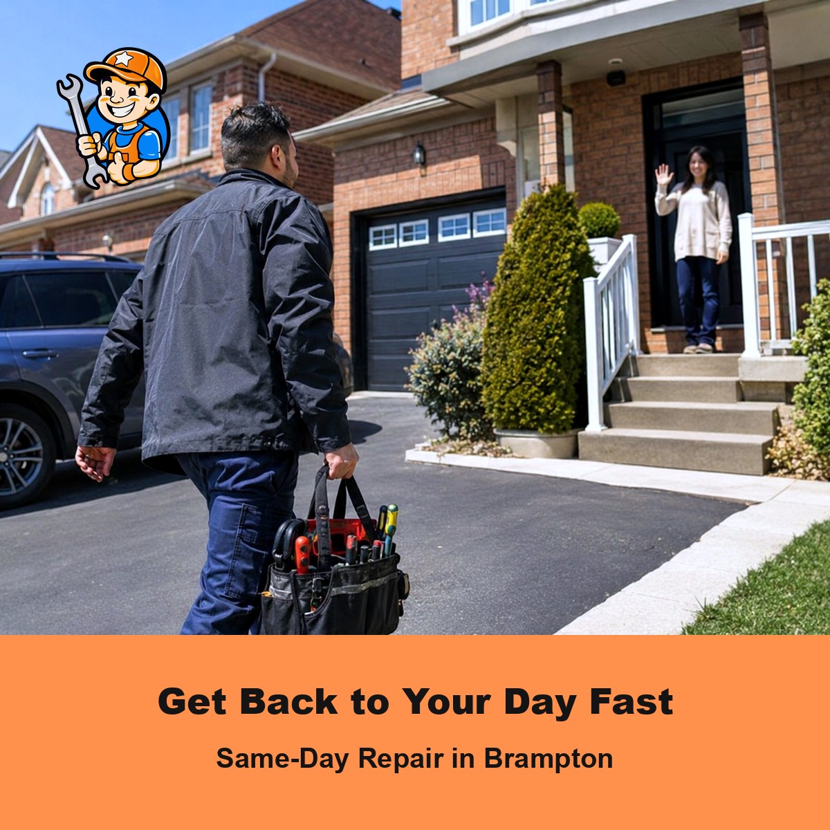 Get Back to Your Day Fast: Same-Day Appliance Repair in Brampton 1 Technician providing same-day appliance repair in Brampton