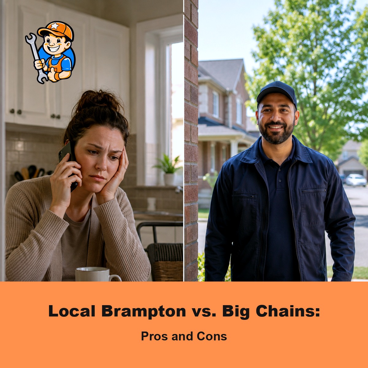 Local Brampton Appliance Repair vs. Big Chains: Pros and Cons 1 Comparing local Brampton appliance repair with a national chain