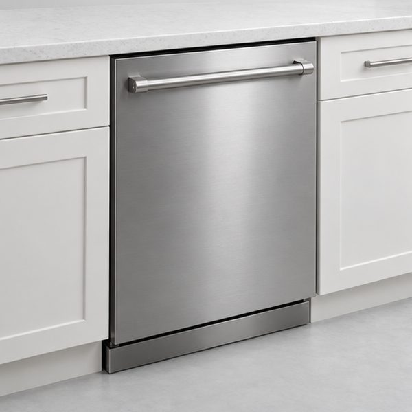 Bosch Dishwasher Repair in Toronto & GTA 82 Stainless built-in dishwasher under a white quartz countertop