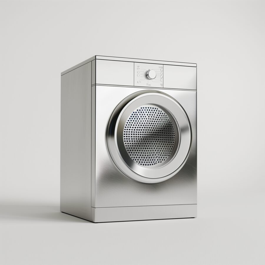 Whirlpool Dryer Error E63: What It Means & How to Fix It 1 A modern front-load clothes dryer
