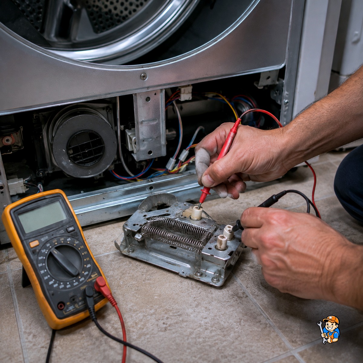 Appliance Repair Etobicoke – Trusted Experts, Fast Service 3 Technician confirming a failed component before repair