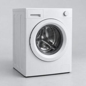 Washing Repair 96 White front-load washing machine with a round glass door