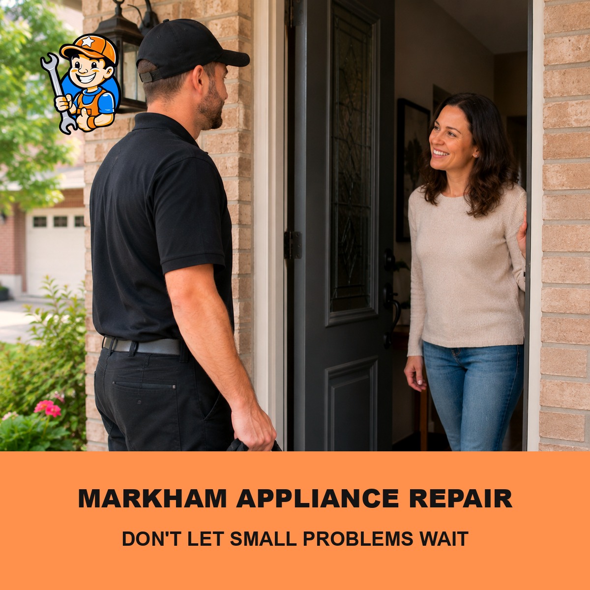 Technician responding quickly to an appliance repair call in Markham