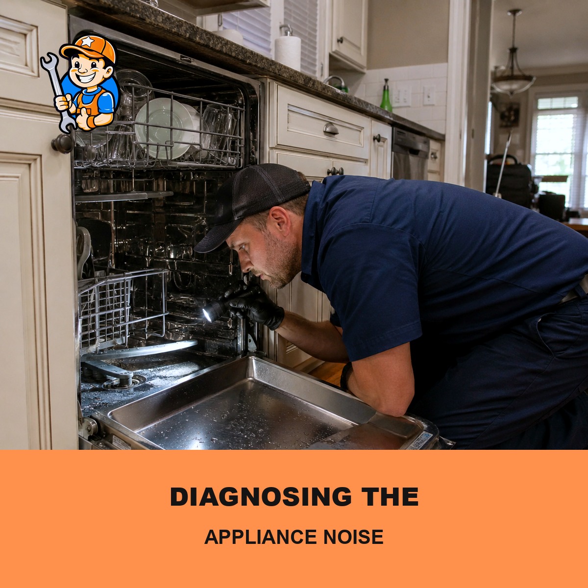 Warning Signs Your Appliances Are Failing: Mississauga Homeowner Tips 2 Technician diagnosing an appliance noise