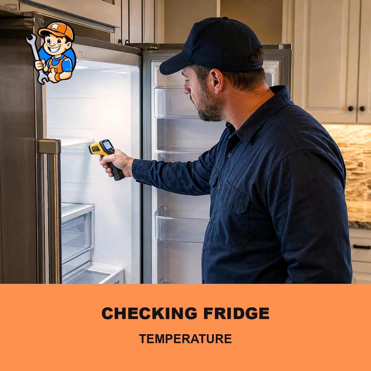 Warning Signs Your Appliances Are Failing: Mississauga Homeowner Tips 3 Technician checking refrigerator temperature