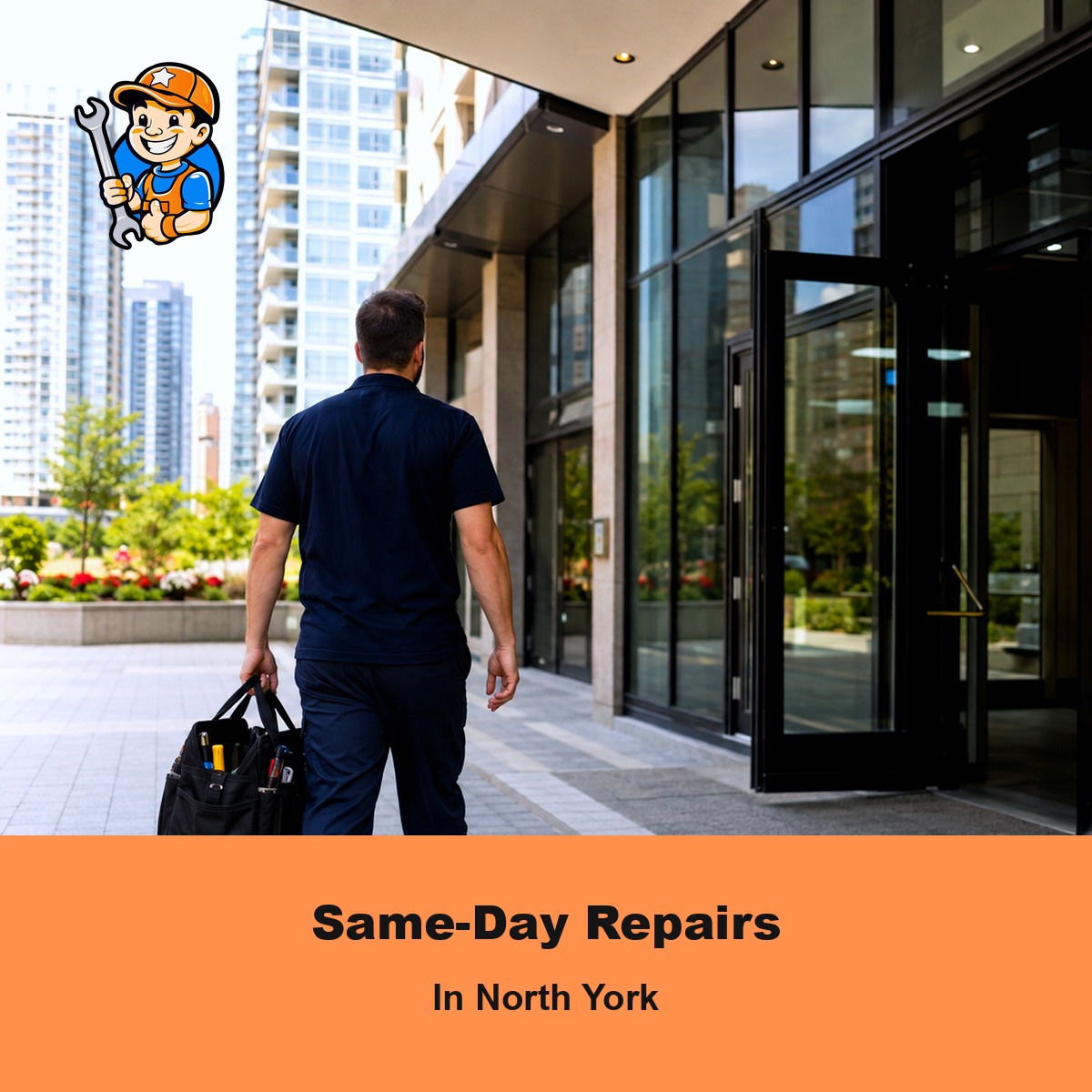 Technician providing same-day appliance repair in North York