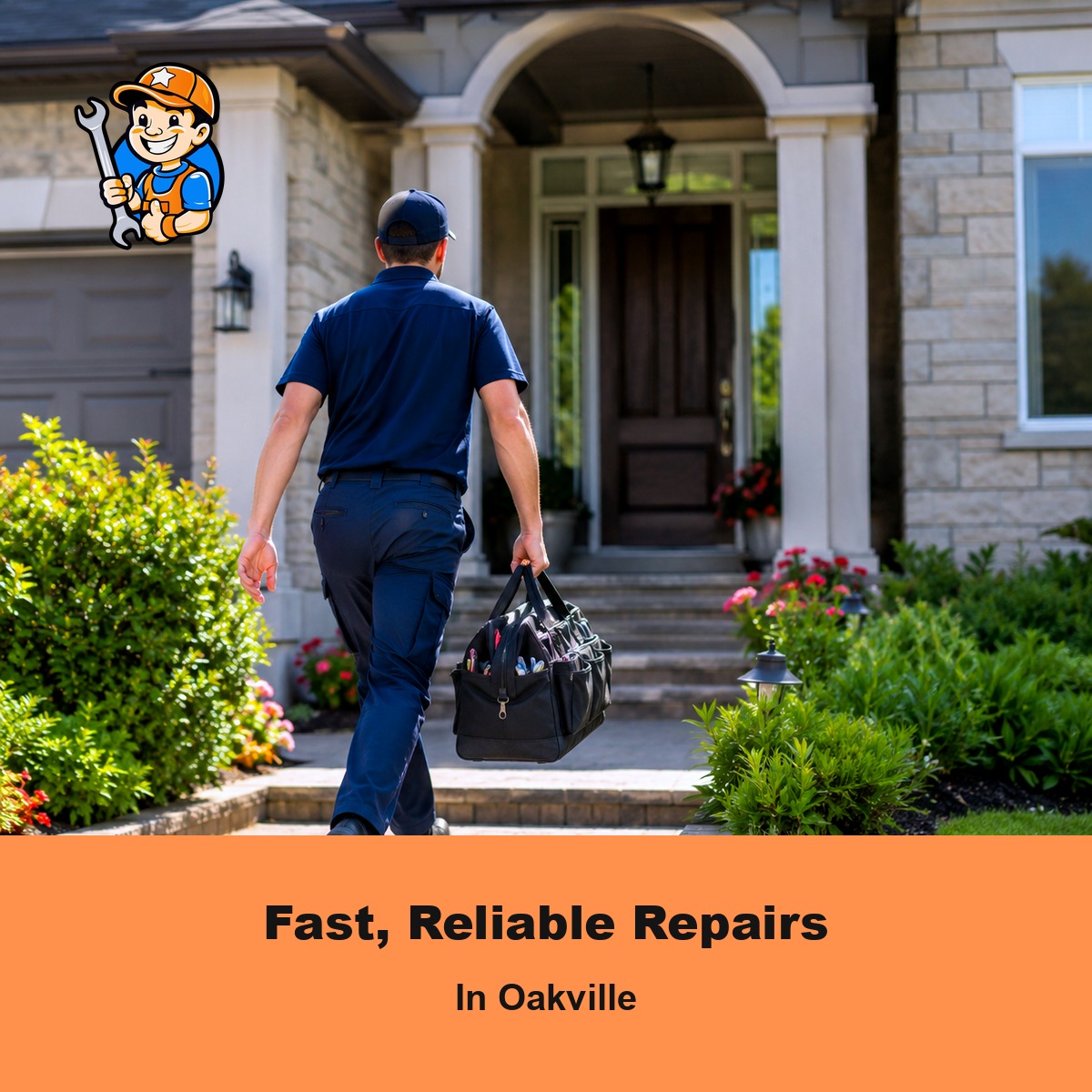 How We Deliver Fast, Reliable Appliance Repairs in Oakville 1 Technician arriving promptly for an appliance repair in Oakville