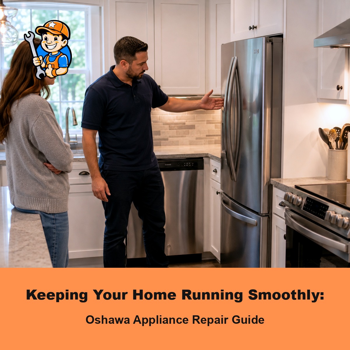 Keeping Your Home Running Smoothly: Oshawa Appliance Repair Guide 1 Technician taking a whole-home approach to appliance care in Oshawa