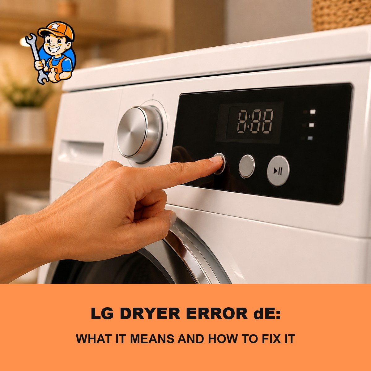 LG dryer error dE door error repair