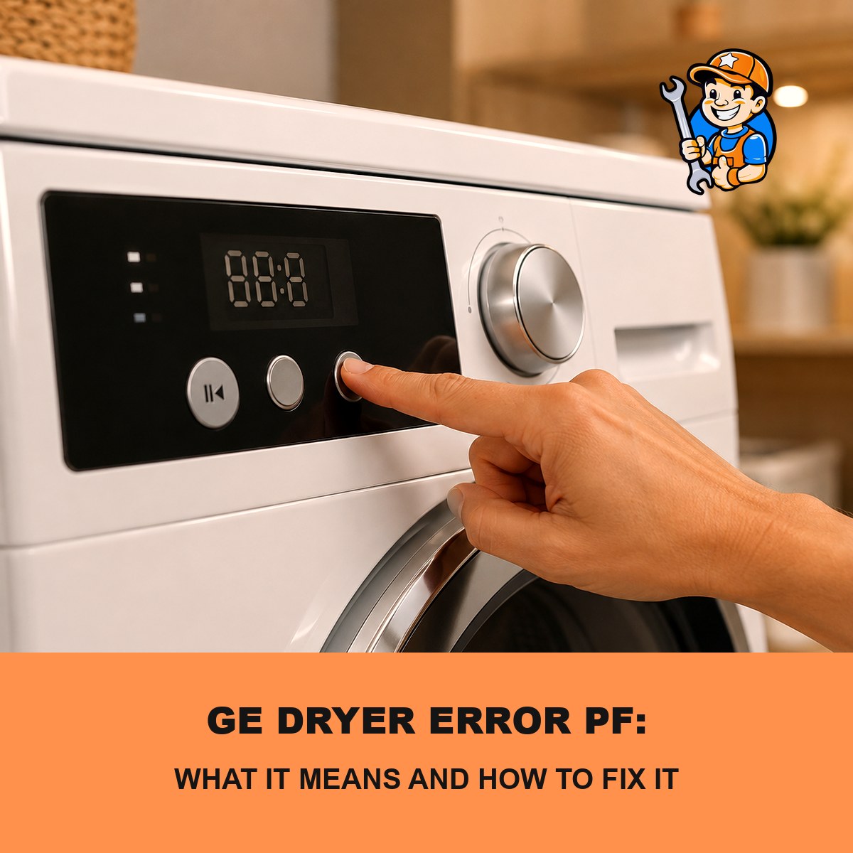 GE Dryer Error PF: What It Means & How to Fix It 1 GE dryer error PF power failure repair