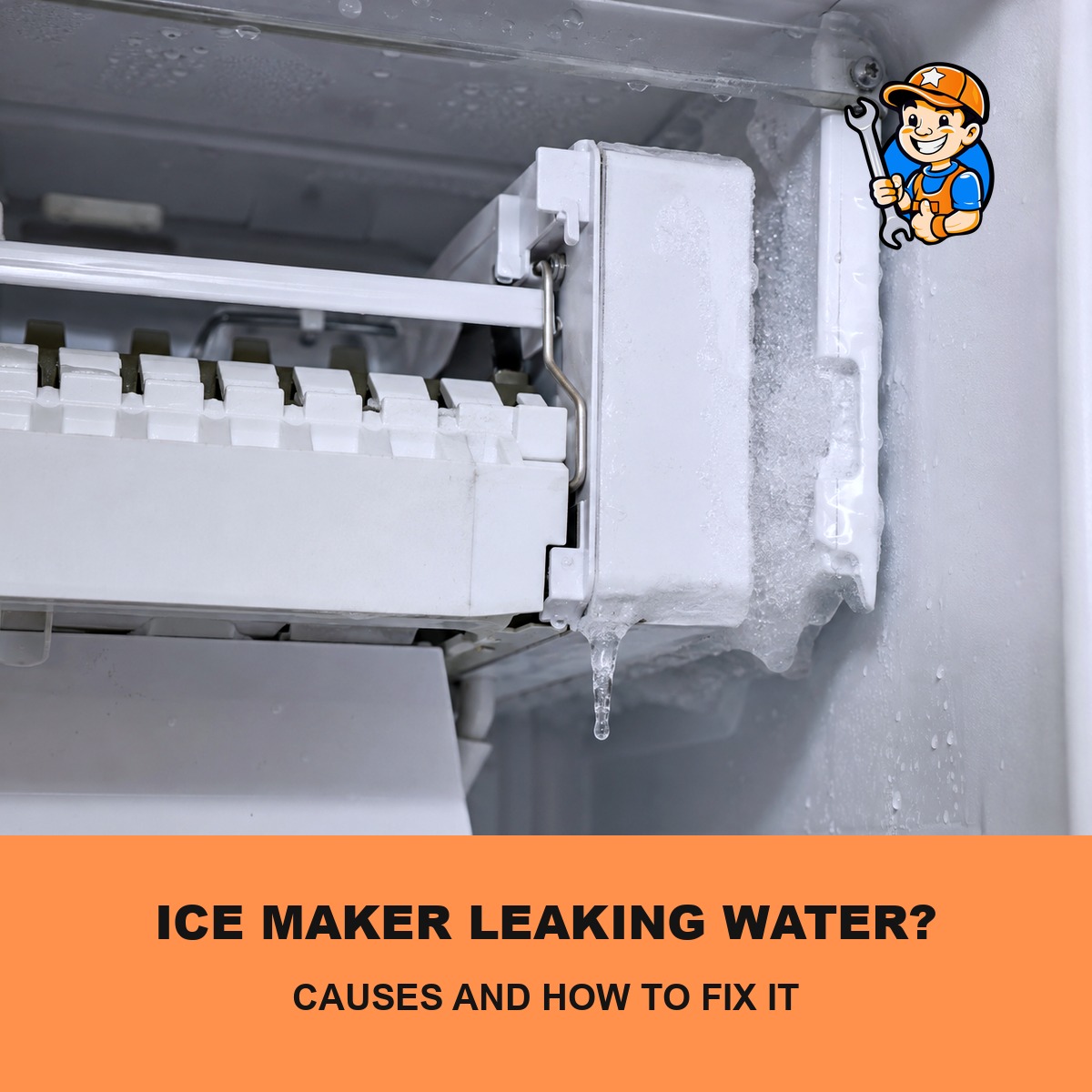 Why your refrigerator ice maker is leaking water causes and how to fix it