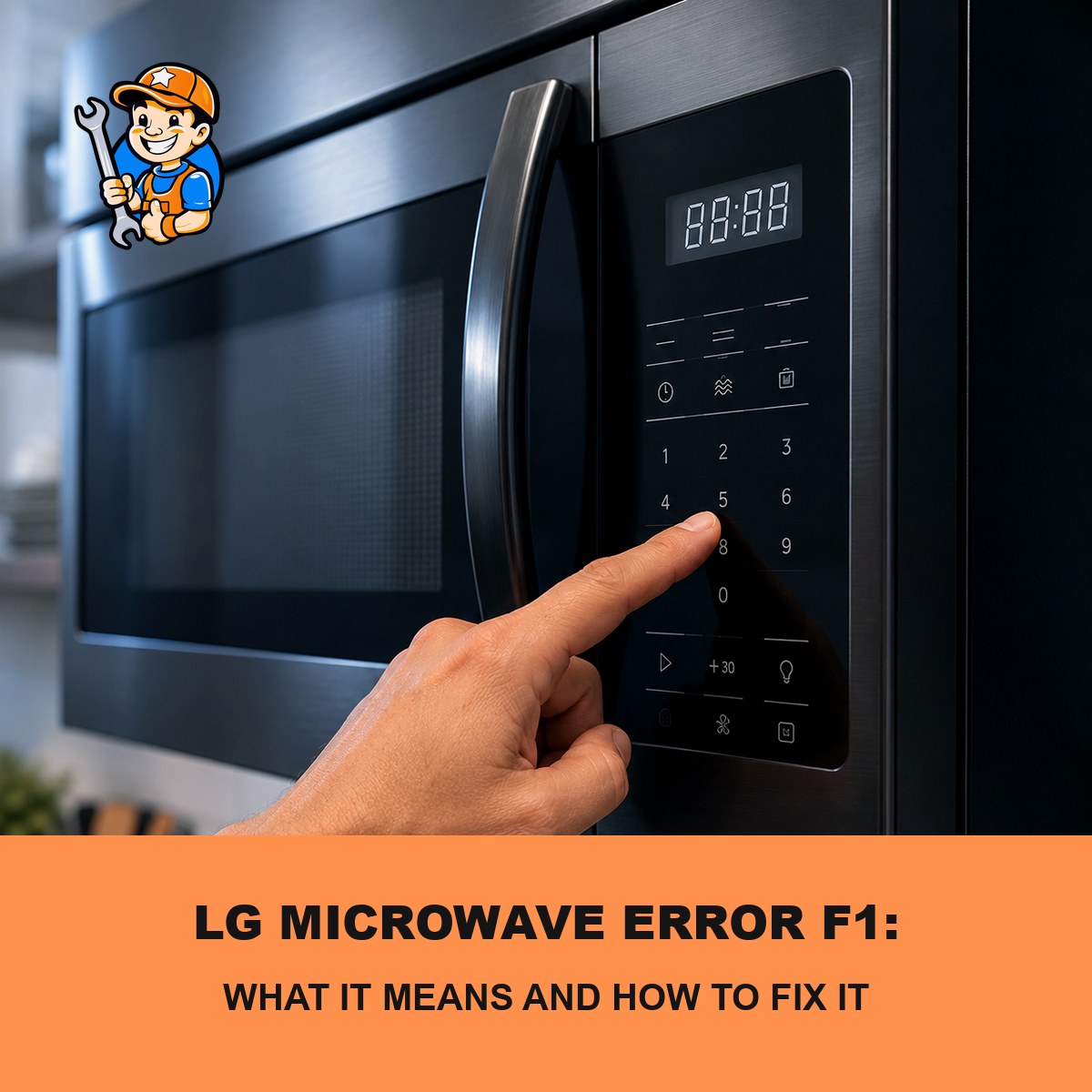 LG microwave error F1 control board repair