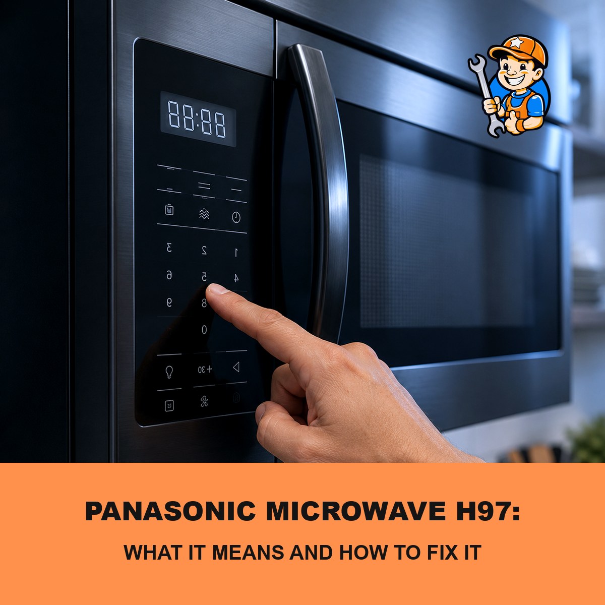 Panasonic microwave H97 inverter fault repair