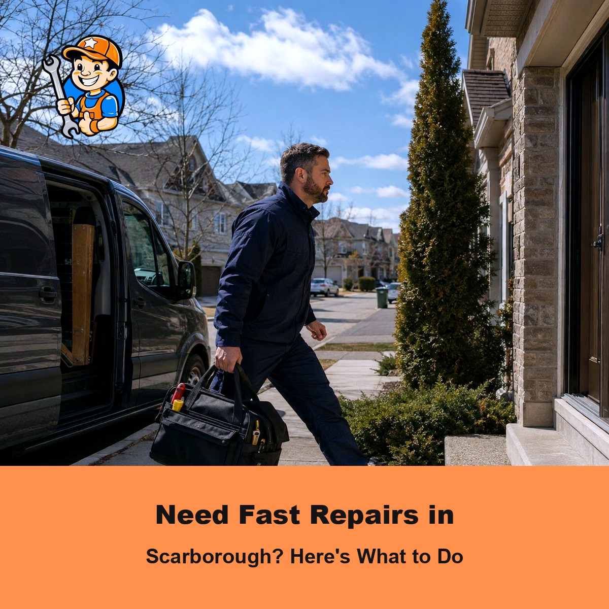 Need Fast Repairs in Scarborough? Here’s What to Do 1 Technician arriving for a fast appliance repair in Scarborough
