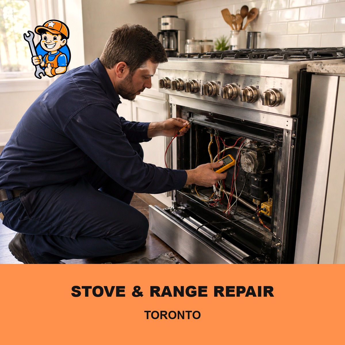 Professional stove and range repair in Toronto