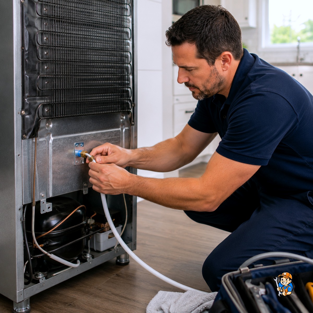 DIY Fixes vs. Professional Help: What Vaughan Residents Should Know 3 Technician properly connecting a water supply line