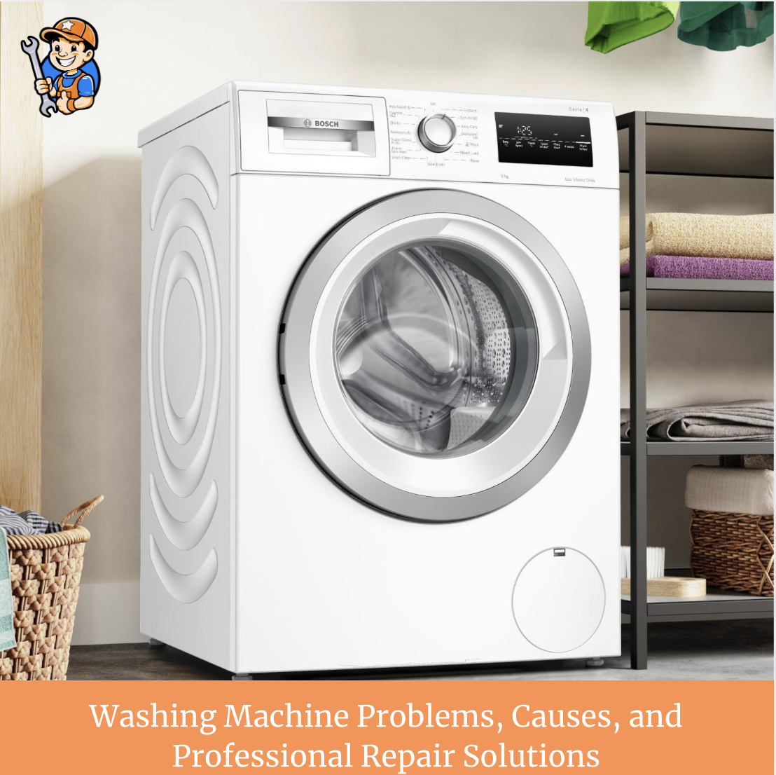 Washing Machine Problems, Causes, and Professional Repair Solutions 1 Washing Machine Problems, Causes, and Professional Repair Solutions